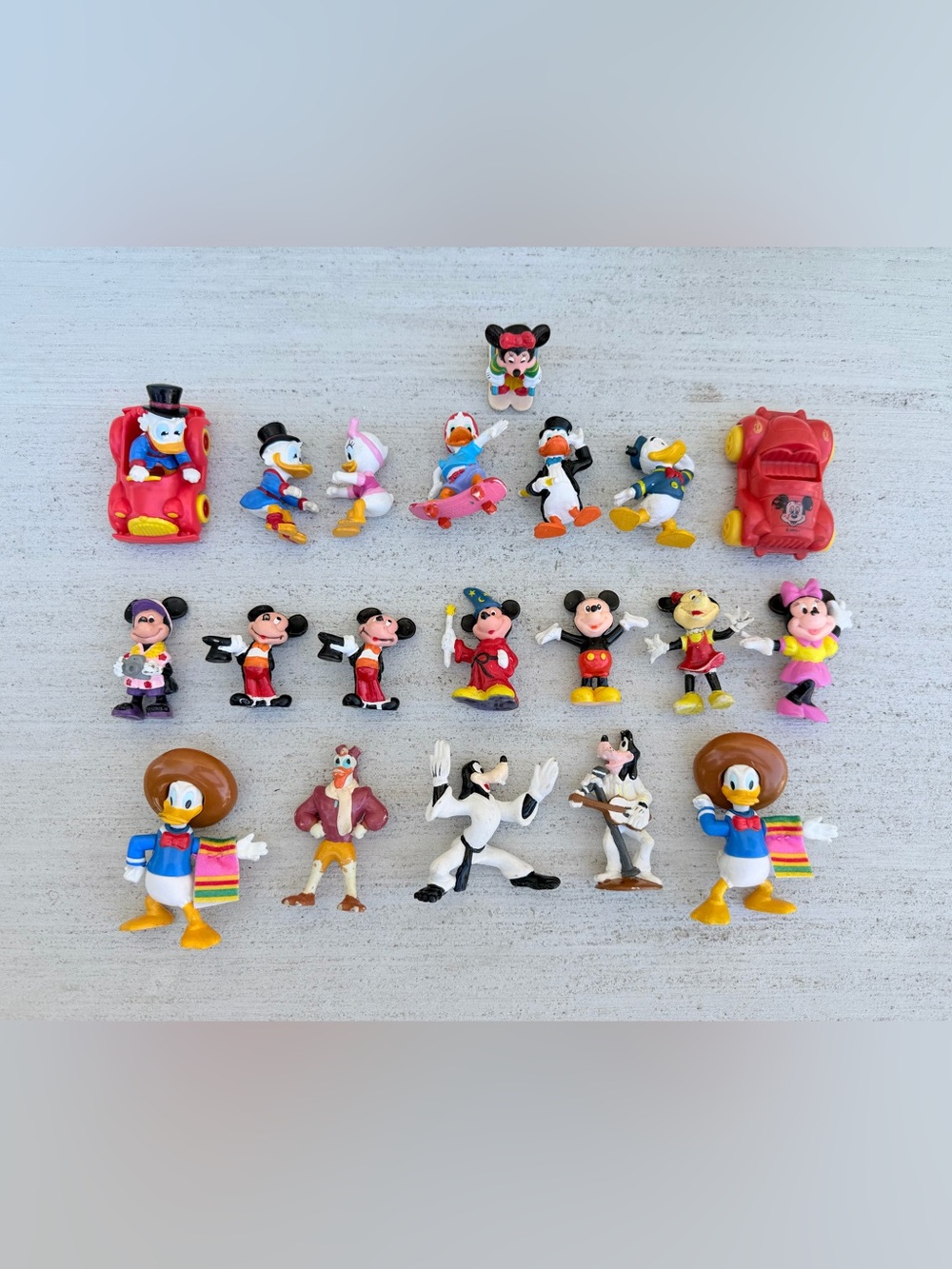 Vintage Disney Mini Character Figure Collection